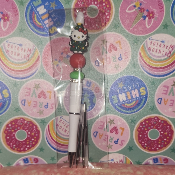 Hello Kitty Other - Hello Kitty Christmas Pen with refilles